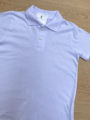 fernandaramoskids com br Camiseta Polo Infantil Masculina Cor Branca 1