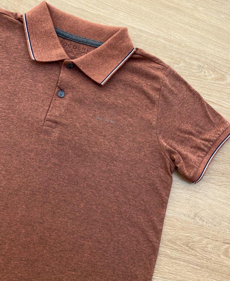 fernandaramoskids com br Camiseta Polo Infantil Masculina Ogochi Casual Slim Terra 1