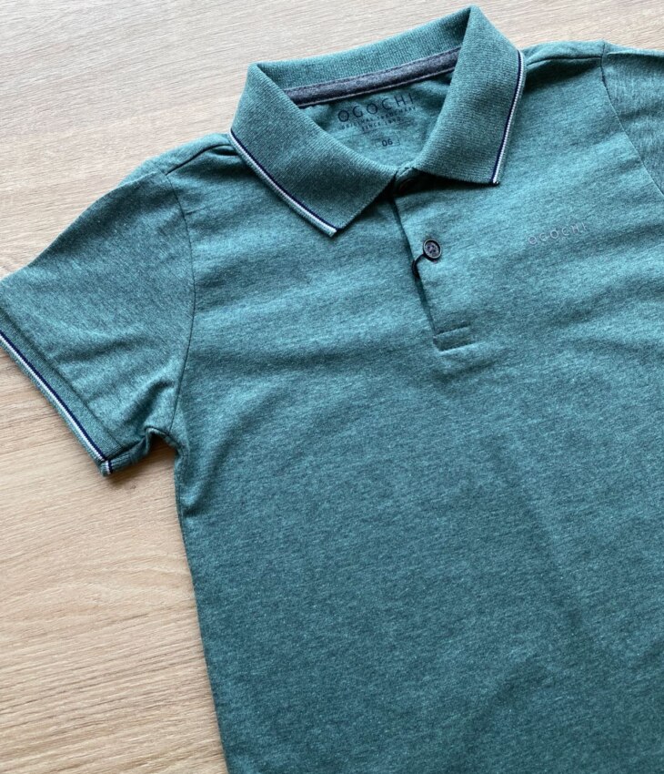 fernandaramoskids com br Camiseta Polo Infantil Masculina Ogochi Casual Slim Verde 1