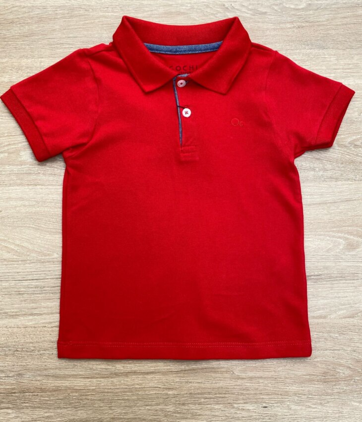 Camiseta Polo Infantil Masculina Ogochi Essencial Slim Fernanda Ramos Kids
