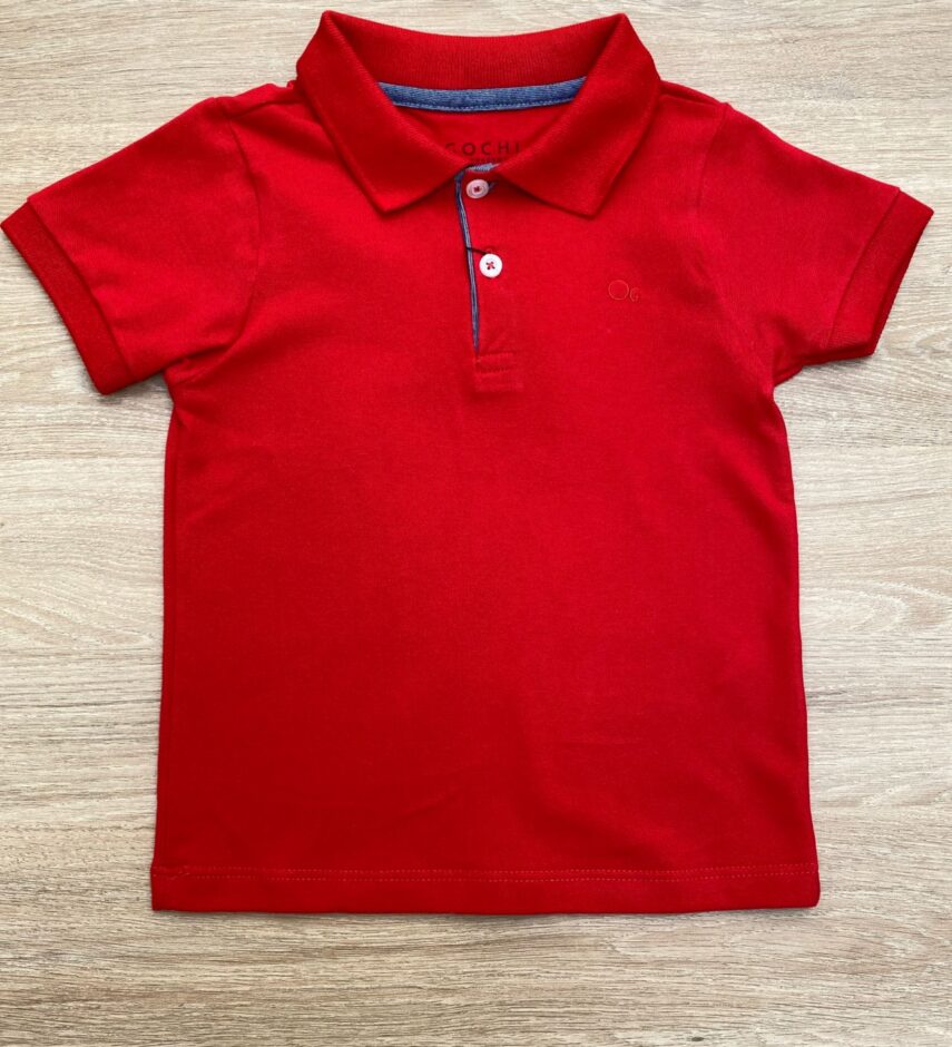 Camiseta Polo Infantil Masculina Ogochi Essencial Slim Fernanda Ramos Kids