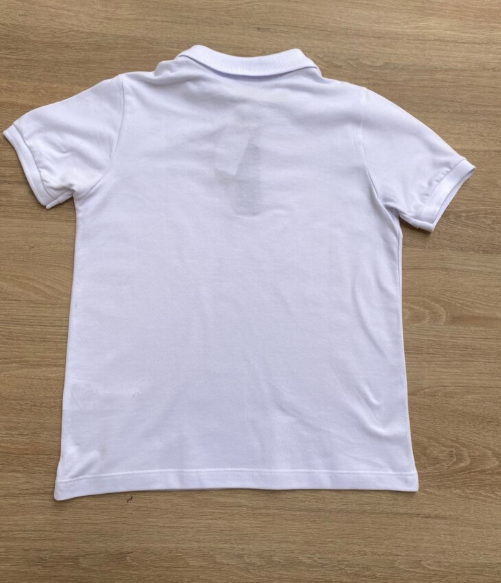 fernandaramoskids com br Camiseta Polo Infantil Masculina Ogochi Essencial Slim Branca 2