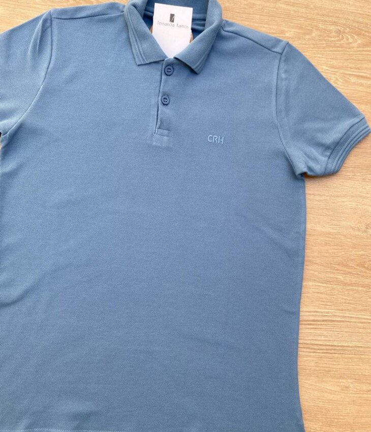 fernandaramoskids com br Camiseta Polo Infantil Masculina Tradicional Azul 1