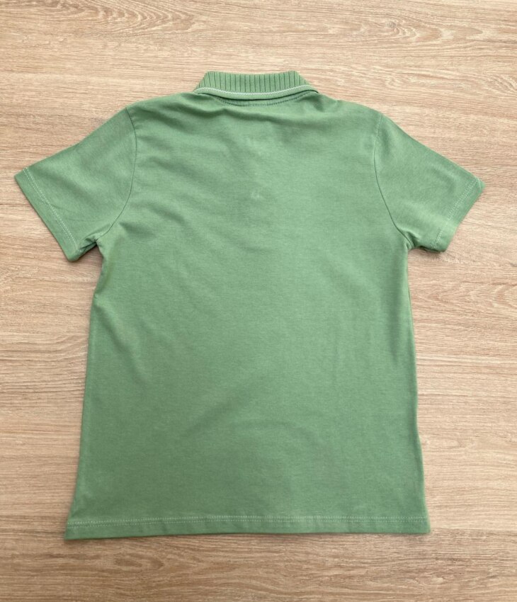fernandaramoskids com br Camiseta Polo Infantil Masculina Tradicional Verde 2
