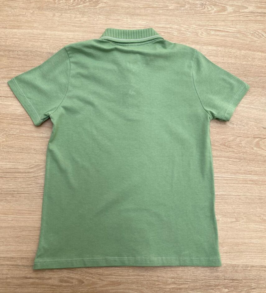 fernandaramoskids com br Camiseta Polo Infantil Masculina Tradicional Verde 2