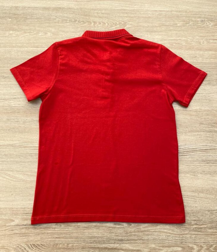 fernandaramoskids com br Camiseta Polo Infantil Masculina Tradicional Vermelha 2