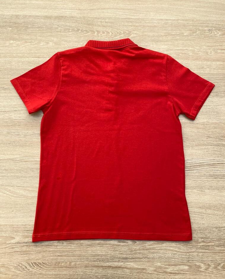 fernandaramoskids com br Camiseta Polo Infantil Masculina Tradicional Vermelha 2