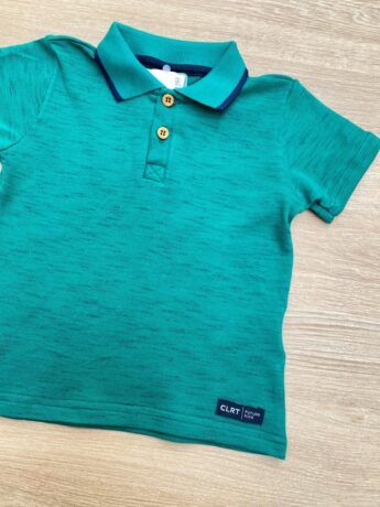fernandaramoskids com br Camiseta Polo Infantil Masculina Verde Mesclada 1