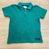 Camiseta Polo Infantil Masculina Verde Mesclada Fernanda Ramos Kids