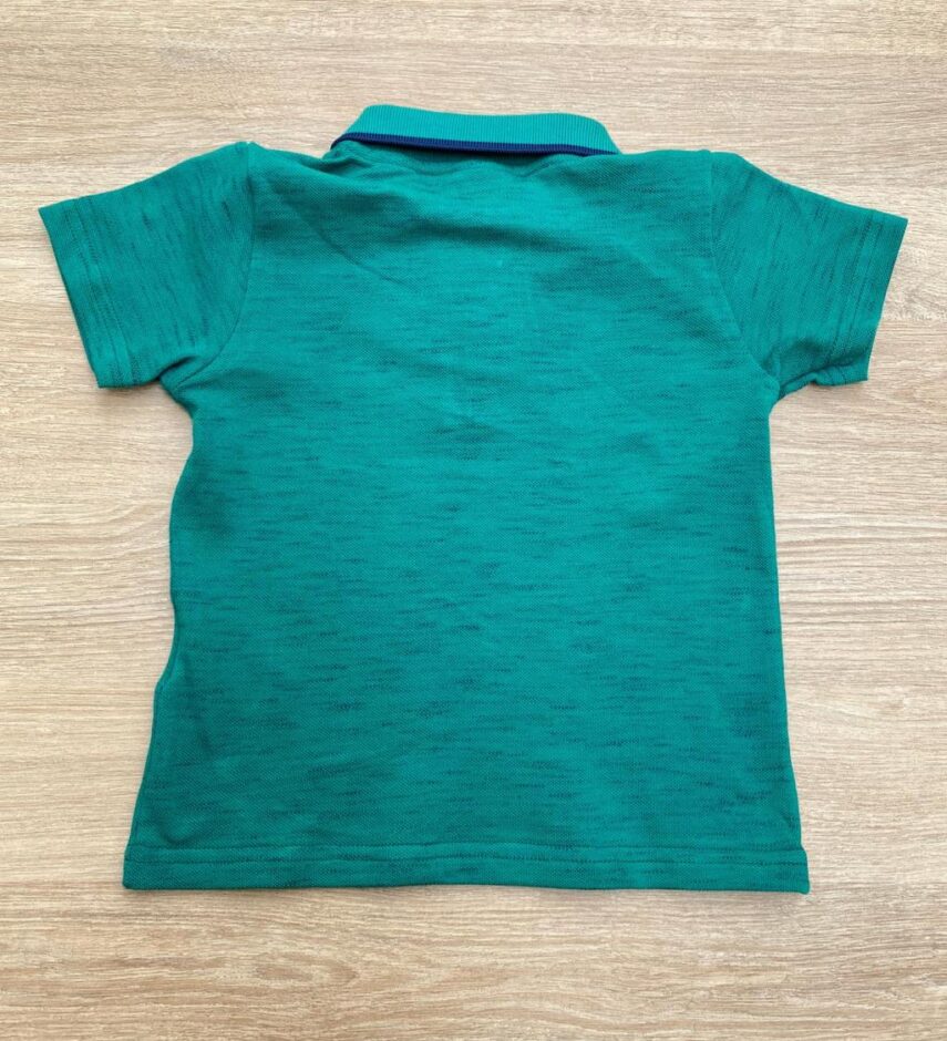 fernandaramoskids com br Camiseta Polo Infantil Masculina Verde Mesclada 2