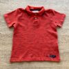 Camiseta Polo Infantil Masculina Vermelho Mesclada Fernanda Ramos Kids