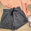 fernandaramoskids com br Conjunto Infantil Feminino Cropped You're Faney Salmão e Short Cinza 2