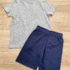fernandaramoskids com br Conjunto Infantil Masculino Camiseta Epic Mode e Bermuda Azul 2