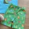 fernandaramoskids com br Conjunto Infantil Masculino Regata Tomate Radical e Bermuda Verde 2