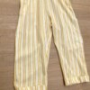 fernandaramosstore com br Macacão Infantil Feminino com Botões Listrado Amarelo 2