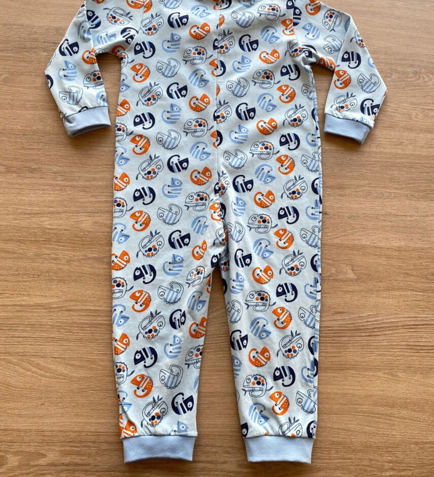 fernandaramoskids com br Macacão Pijama Infantil Feminino Azul Estampado 2