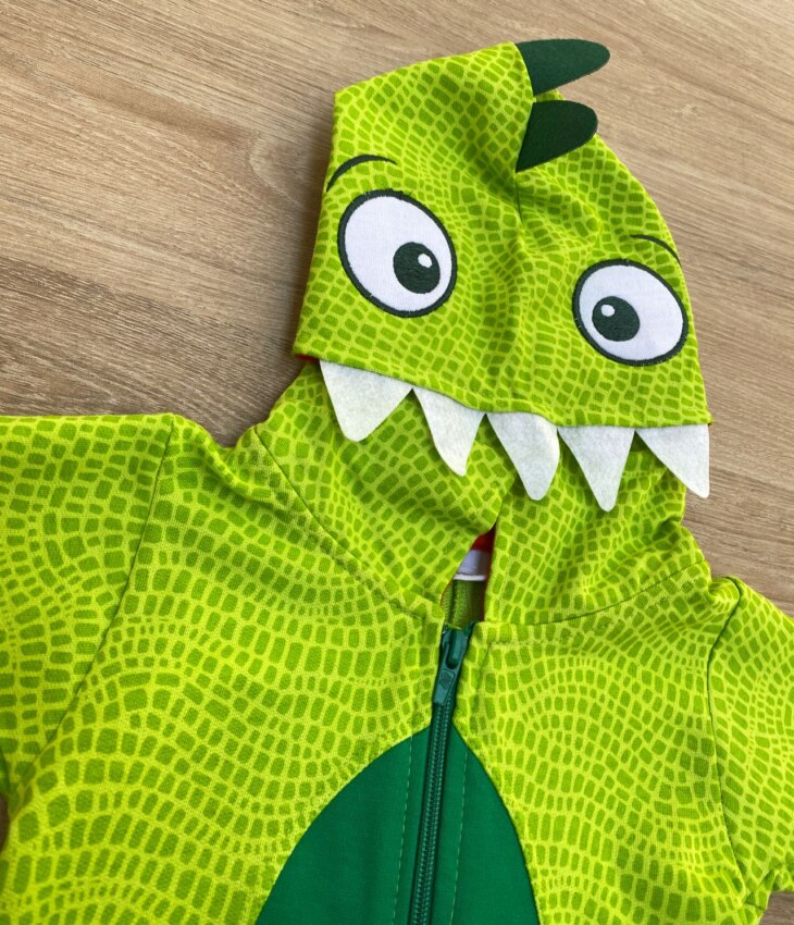 fernandaramoskids com br Macacão Pijama Infantil Masculino Kigurumi Dinossauro Verde 1