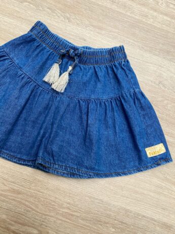 fernandaramoskids com br Short Infantil Feminino Jeans Médio 1
