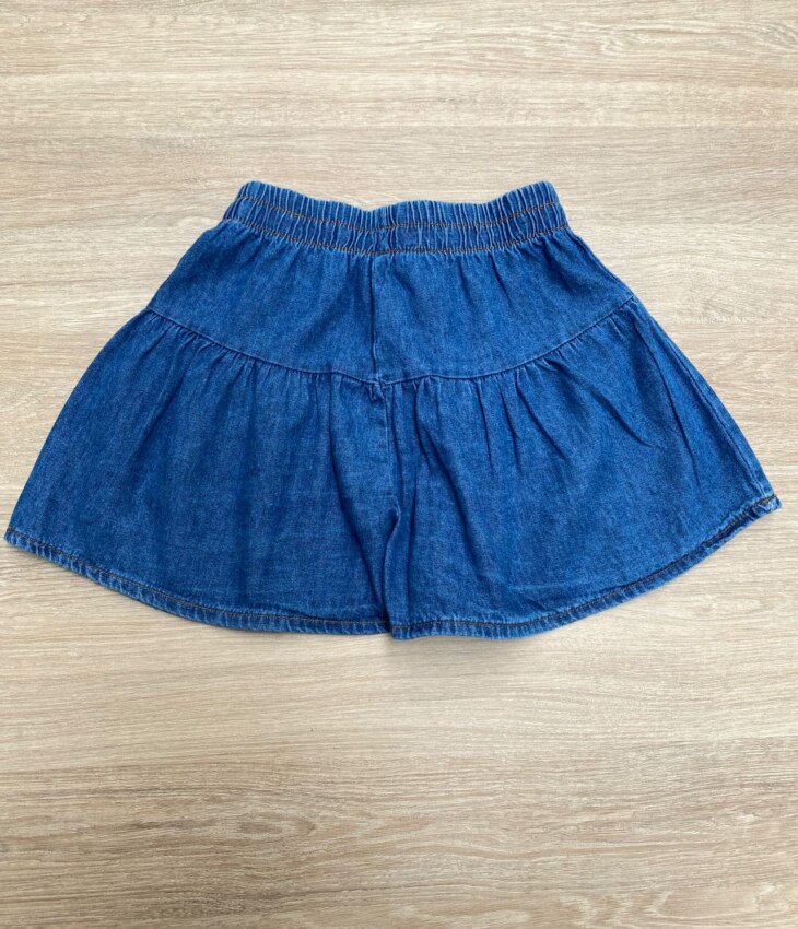 fernandaramoskids com br Short Infantil Feminino Jeans Médio 2