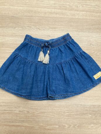 Short Infantil Feminino Jeans Médio Fernanda Ramos Kids