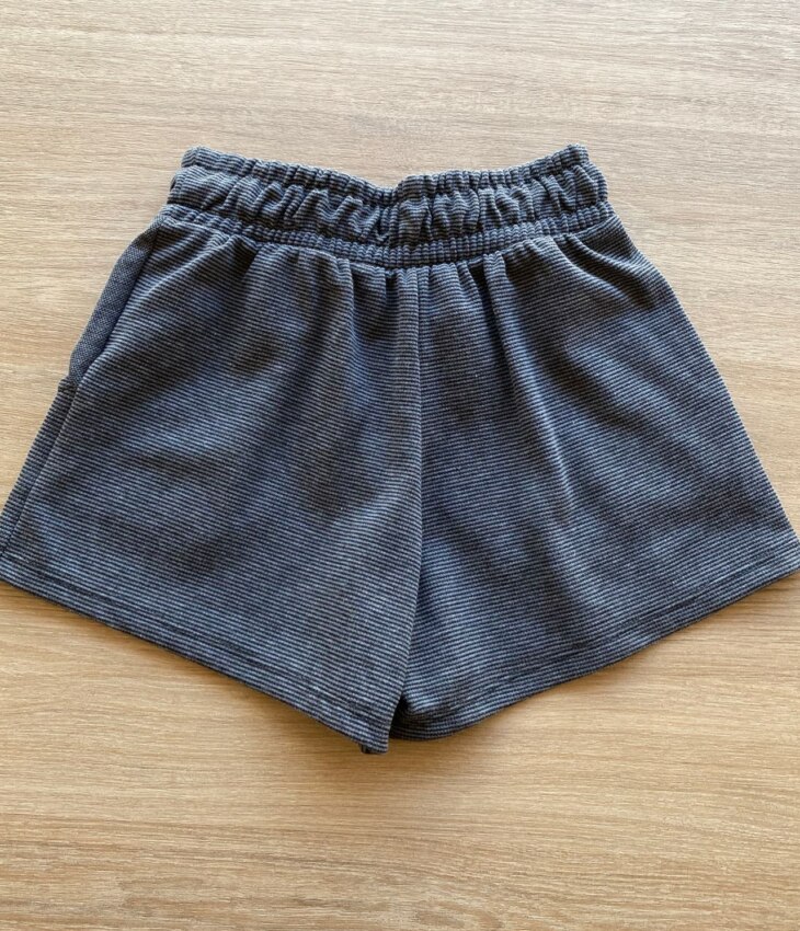 fernandaramoskids com br Short Infantil Feminino Juvenil com Bolsos Cinza 2