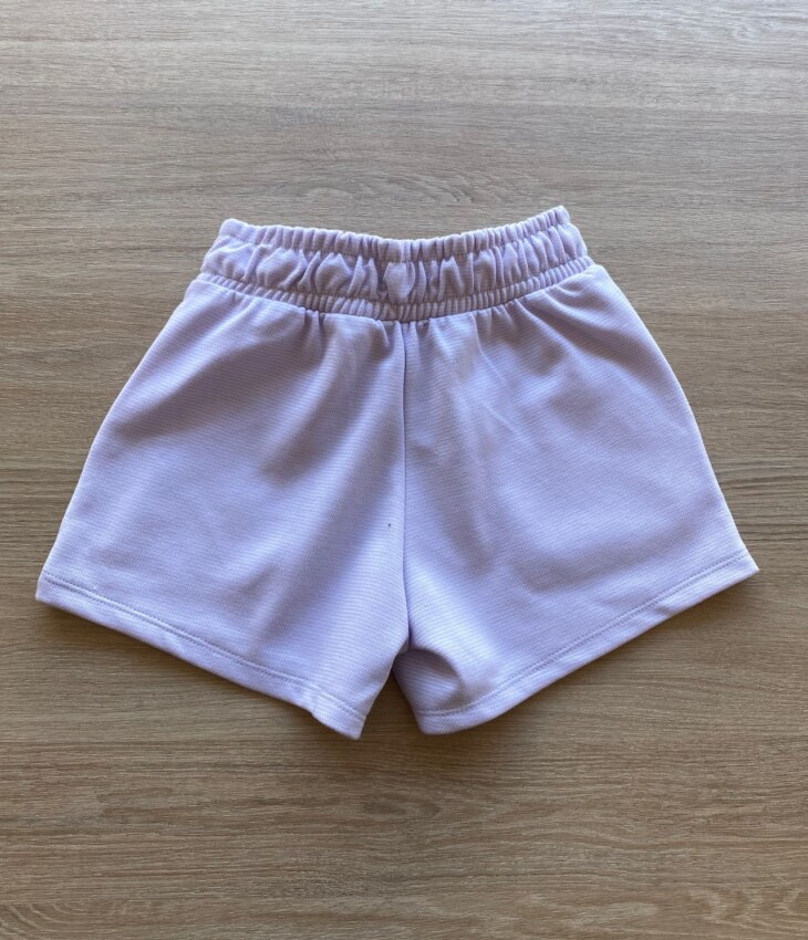 fernandaramoskids com br Short Infantil Feminino Juvenil com Bolsos Lilás 2