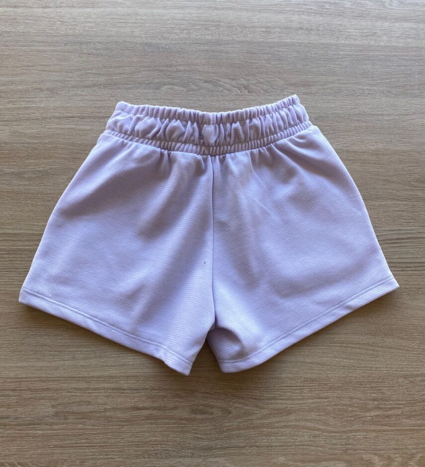 fernandaramoskids com br Short Infantil Feminino Juvenil com Bolsos Lilás 2