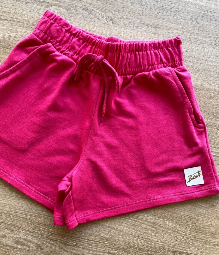 fernandaramoskids com br Short Infantil Feminino Juvenil com Bolsos Pink 1