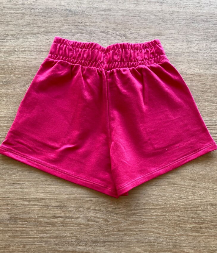 fernandaramoskids com br Short Infantil Feminino Juvenil com Bolsos Pink 2