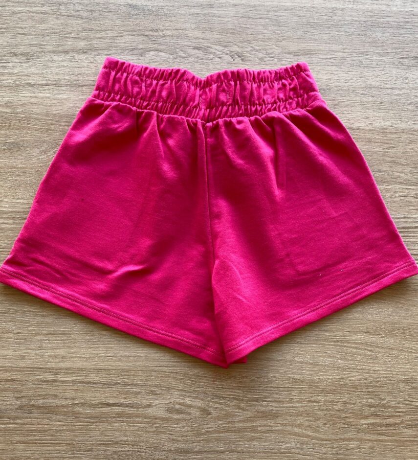 fernandaramoskids com br Short Infantil Feminino Juvenil com Bolsos Pink 2