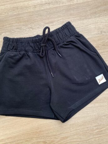 fernandaramoskids com br Short Infantil Feminino Juvenil com Bolsos Preto 1