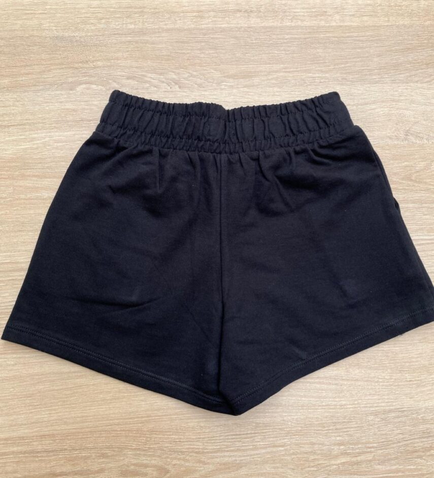 fernandaramoskids com br Short Infantil Feminino Juvenil com Bolsos Preto 2