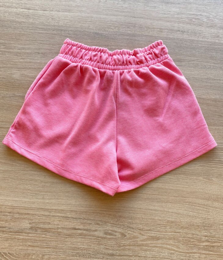 fernandaramoskids com br Short Infantil Feminino Juvenil com Bolsos Rosa 2