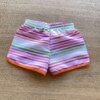 fernandaramoskids com br Short Infantil Feminino Listrado Colorido 2