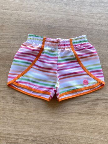 Short Infantil Feminino Listrado Colorido Fernanda Ramos Kids