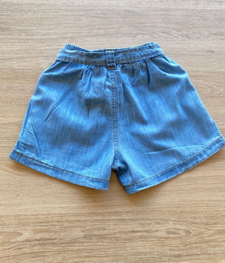 fernandaramoskids com br Short Infantil Feminino Sarja com Amarração 2