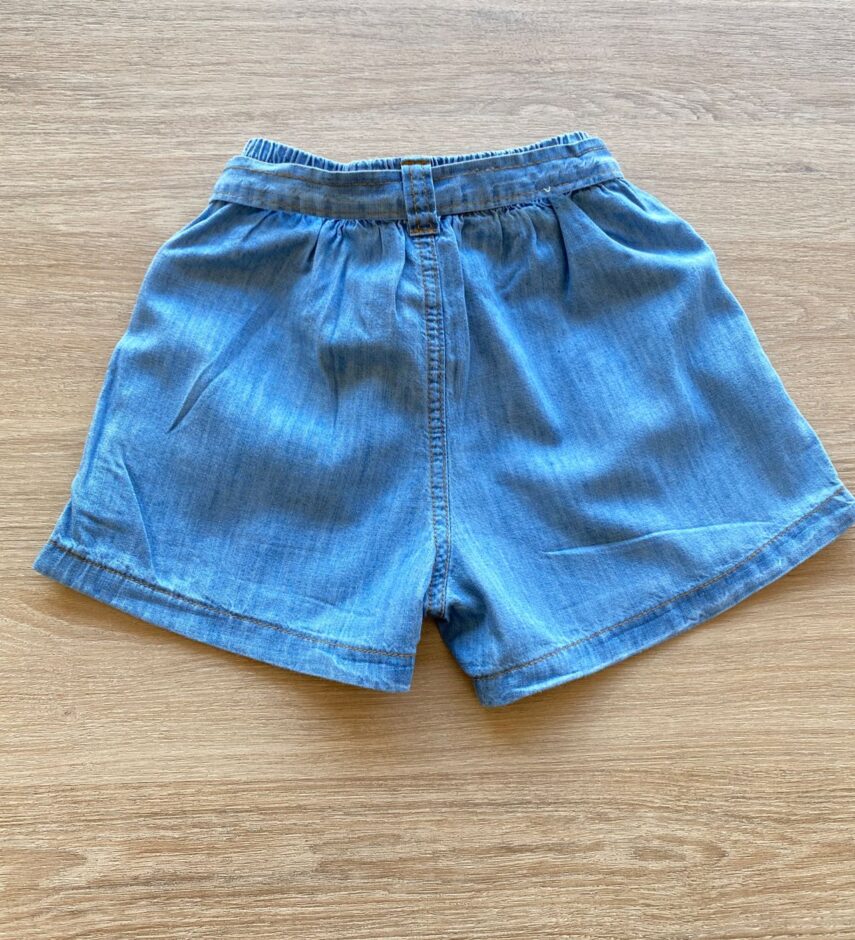 fernandaramoskids com br Short Infantil Feminino Sarja com Amarração 2
