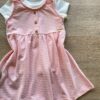 fernandaramoskids com br Vestido com Blusa Infantil Feminino Rosa Blusa Off White 1