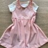 fernandaramoskids com br Vestido com Blusa Infantil Feminino Rosa Blusa Off White 2