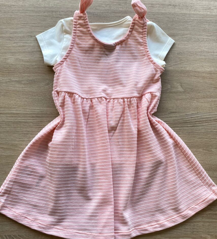 fernandaramoskids com br Vestido com Blusa Infantil Feminino Rosa Blusa Off White 2
