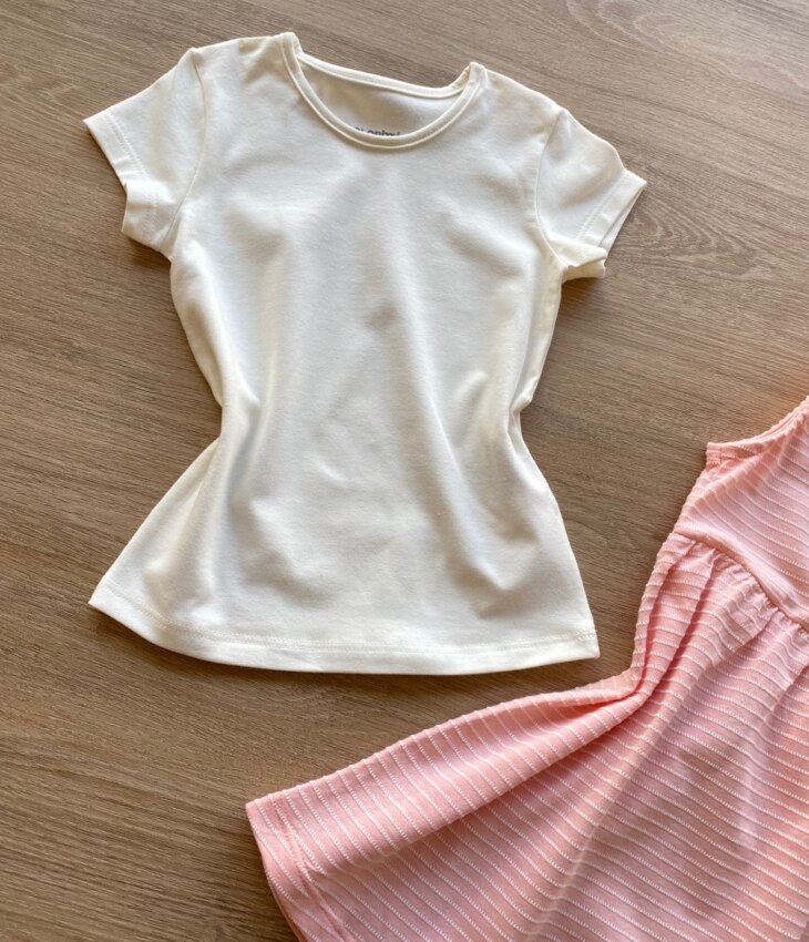 fernandaramoskids com br Vestido com Blusa Infantil Feminino Rosa Blusa Off White 4