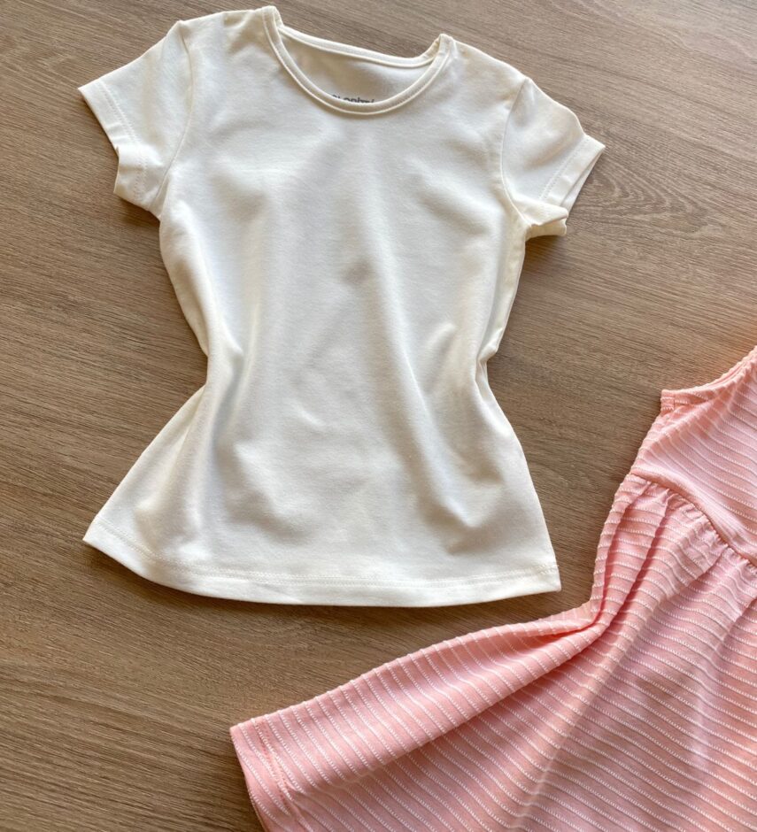 fernandaramoskids com br Vestido com Blusa Infantil Feminino Rosa Blusa Off White 4
