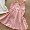 fernandaramoskids com br Vestido com Blusa Infantil Feminino Rosa Blusa Off White 5