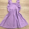 fernandaramoskids com br Vestido Infantil Feminino com Babado Lilás 2