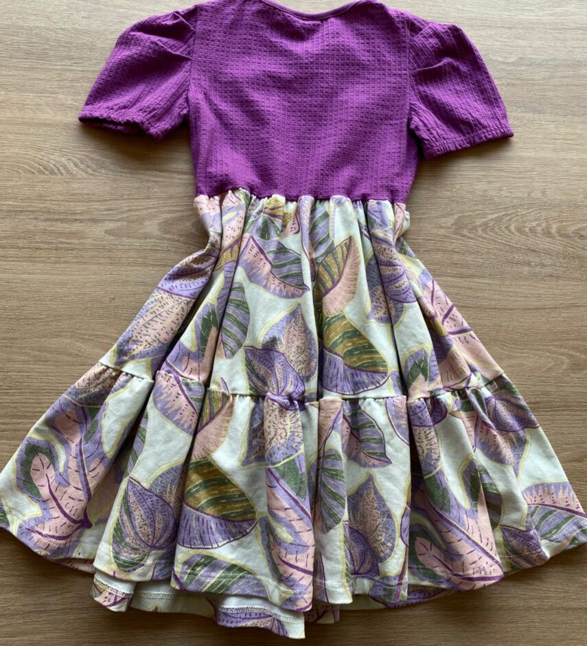 fernandaramoskids com br Vestido Infantil Feminino Curto Fúcsia Estampado 2