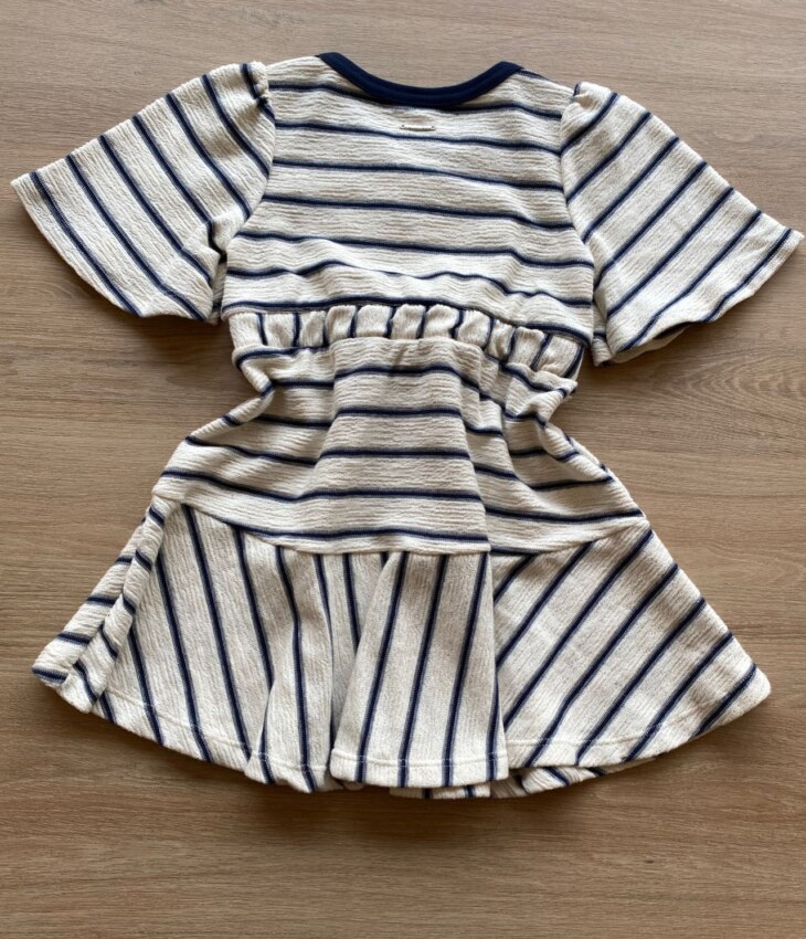 fernandaramoskids com br Vestido Infantil Feminino Curto Lovely Life Listrado 2