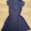fernandaramoskids com br Vestido Infantil Feminino Gola Polo com Botões Azul Marinho 1