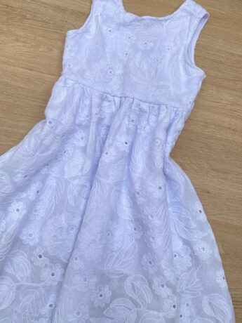 fernandaramoskids com br Vestido Infantil Feminino Midi Bordado Branco 1