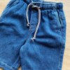 fernandaramoskids com br Bermuda Infantil Masculina Jeans Médio com Cordão e Bolsos1