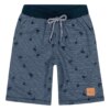 Bermuda Masculina Infantil Azul Marinho Estampada com Coqueiros Fernanda Ramos Kids